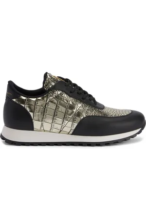 Giuseppe Zanotti Jimi Running panelled metallic sneakers