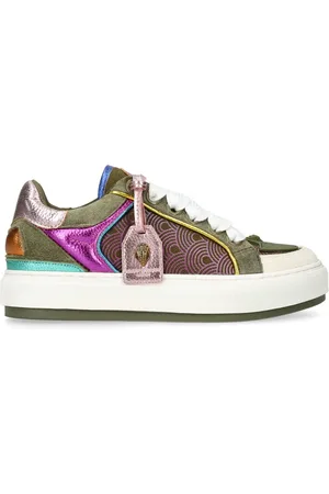 Kurt Geiger Southbank Tag panelled leather sneakers