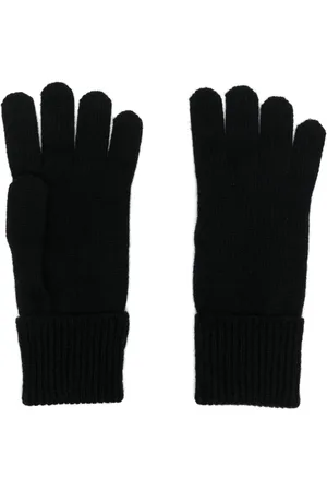 Woolrich Logo-patch cashmere gloves