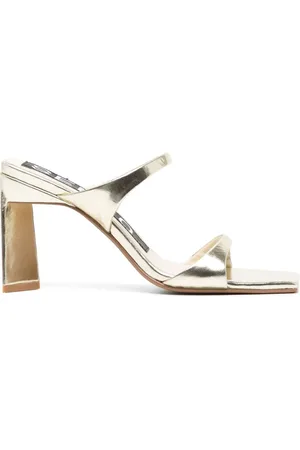 SENSO Valeria 70mm metallic leather mules
