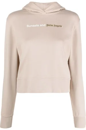 Palm Angels Logo-print cotton hoodie