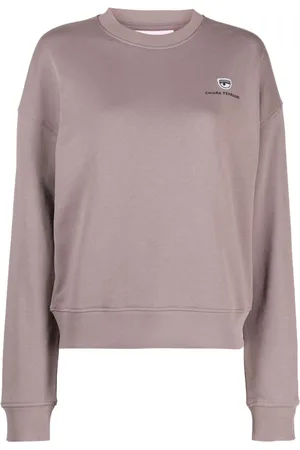 Chiara Ferragni Logo-patch cotton sweatshirt