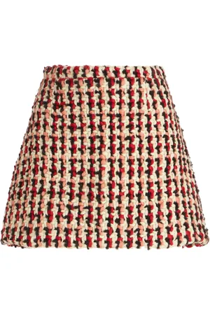 Etro Boucl?? wool-blend mini skirt
