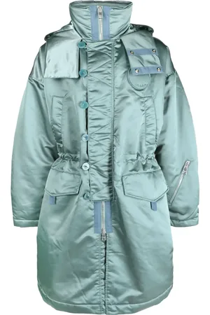 Etudes Lutece logo-patch hooded coat