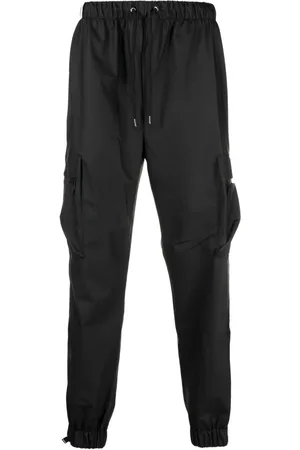 Rains Drawstring-waistband tapered cargo trousers