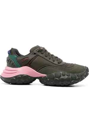 Camper Colour-block panelled leather sneakers