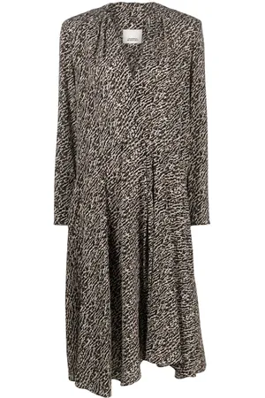 Isabel Marant V-neck shift midi dress