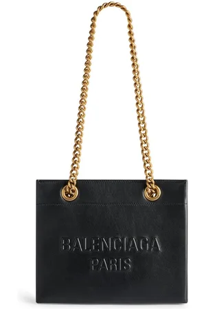 Balenciaga Women's Signature Small East-West Shopper Bag Bb Monogram Coated Canvas - Beige Brown