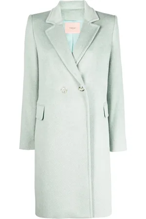 Twin-Set Double-breasted midi coat