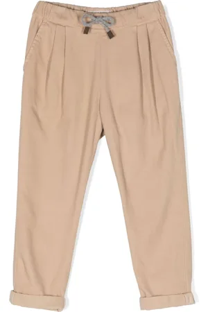 Brunello Cucinelli Drawstring tapered trousers