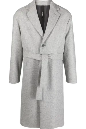 HEVO Cisternino belted single-breasted coat