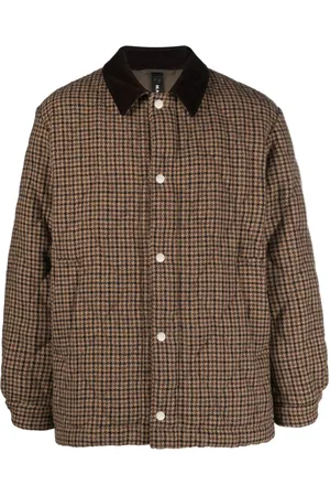 MACKINTOSH Teeming houndstooth-print wool jacket