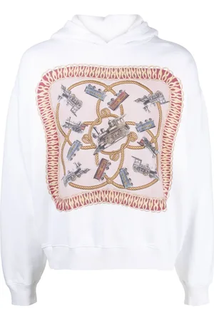Bally Graphic-print organic cotton hoodie