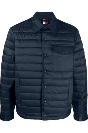 Tommy Hilfiger Logo-patch padded shirt jacket