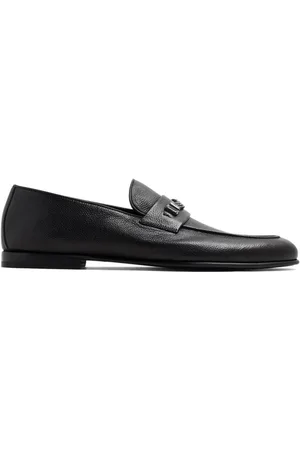 Neil Barrett Chain-link leather loafers