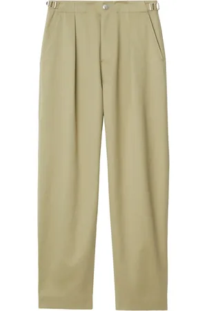 Burberry Straight-leg cotton trousers