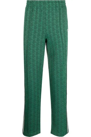 Lacoste Jacquard monogram-pattern track pants