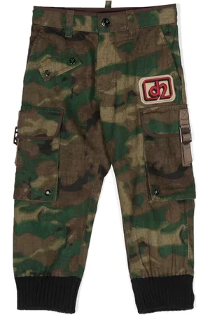 Dsquared2 Camouflage-print cotton track pants