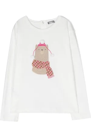 Il gufo Teddy-bear print T-shirt