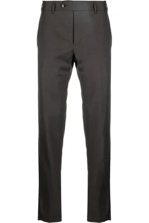 PT Torino Straight-leg virgin wool-blend trousers