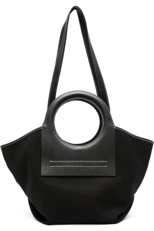 Hereu Molina drawstring-fastening bucket bag, Black