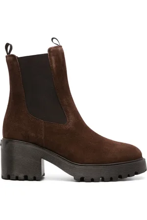 Hogan 70mm leather Chelsea boots