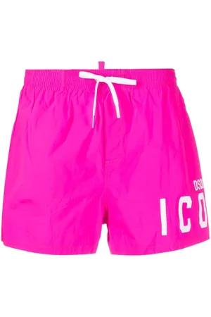 monogram panelled swim shorts