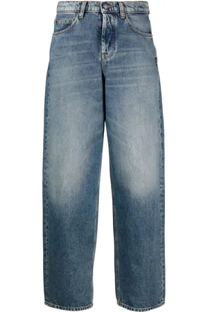 Twin-Set Wide-leg high-rise denim