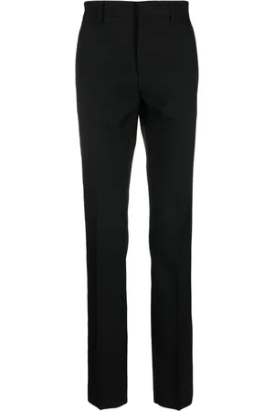 VERSACE Slim-cut wool trousers
