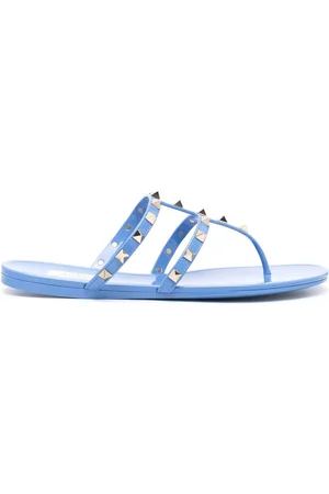 VALENTINO GARAVANI Rockstud thong flat sandals