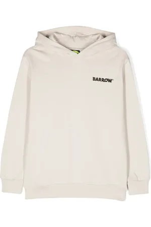 BARROW Logo-print cotton hoodie