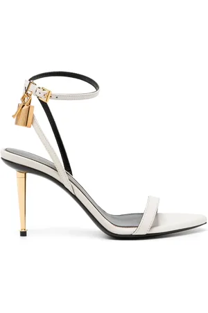 Tom Ford Padlock 85mm leather sandals