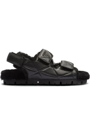 Prada Logo-strap chunky sandals