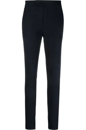 Tommy Hilfiger Split-hem cotton slim-fit trousers