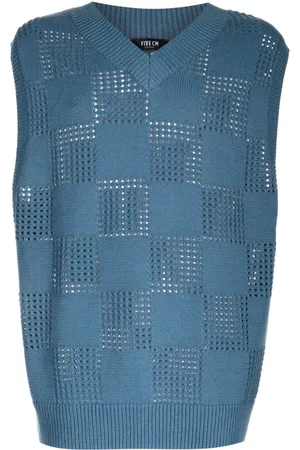 FIVE CM V-neck knitted vest