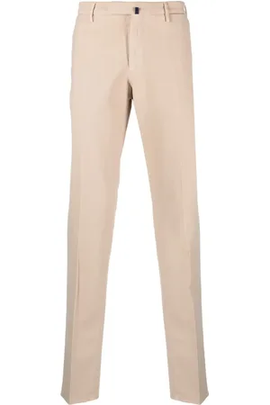 Incotex Pleat-detailing cotton chinos