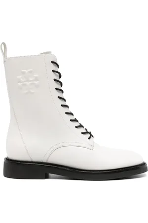 Tory Burch Double T combat boots