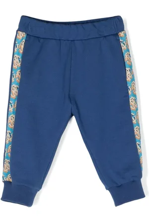 Roberto Cavalli Logo-patch cotton trousers