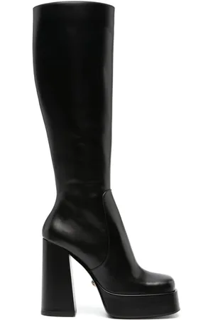 VERSACE Aevitas 125mm leather platform boots