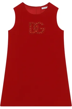 Dolce & Gabbana Logo-embellished A-line midi dress