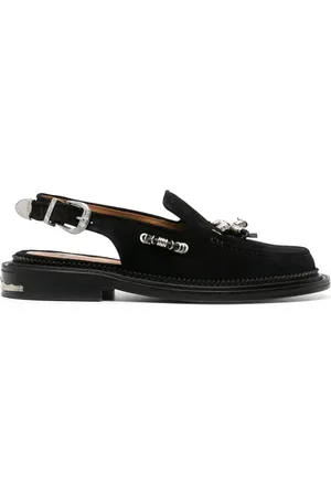 TOGA VIRILIS Sling-back leather loafers