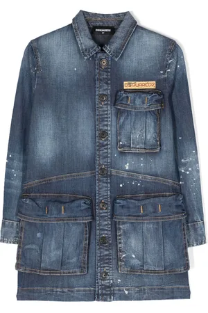 Dsquared2 Long-sleeve denim dress