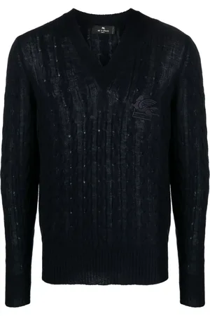 Etro Logo-embroidered cashmere jumper