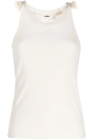 Muller Of Yoshiokubo Ruffled sleeveless tank top