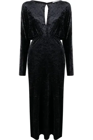 P.A.R.O.S.H. Velvet long-sleeve maxi dress