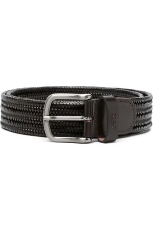 HUGO BOSS Woven leather belt