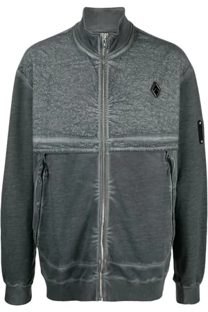 A-cold-wall* Zip-up washed-cotton sweatshirt