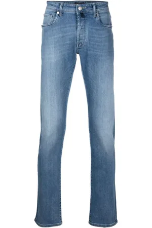 Incotex Stonewashed straight-leg jeans