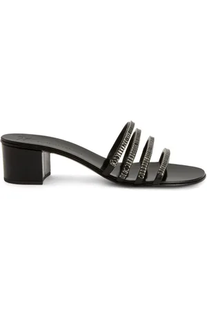 Giuseppe Zanotti Iride crystal-embellished leather sandals