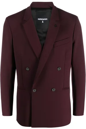 Patrizia Pepe Notched-lapels double-breasted blazer